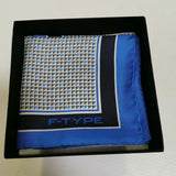 Genuine Jaguar F-Type Silk Pocket Square Handkerchief Blue 45x45 50JSTFTPSB