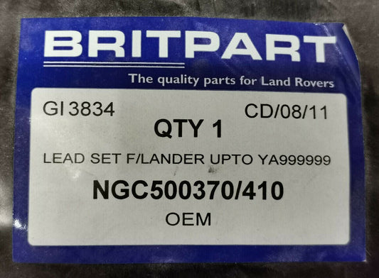 Genuine Britpart Freelander High Tension Ignition Leads - Full Set NGC500370/410