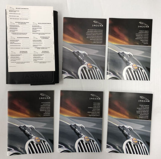 Genuine Jaguar X-Type 2001-2010 Owners Handbook & Leather Wallet Kit