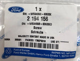 Genuine Ford Bronco/Explorer/Focus/Kuga/Mustang/Ranger Screw M5x25mm x4 2194156