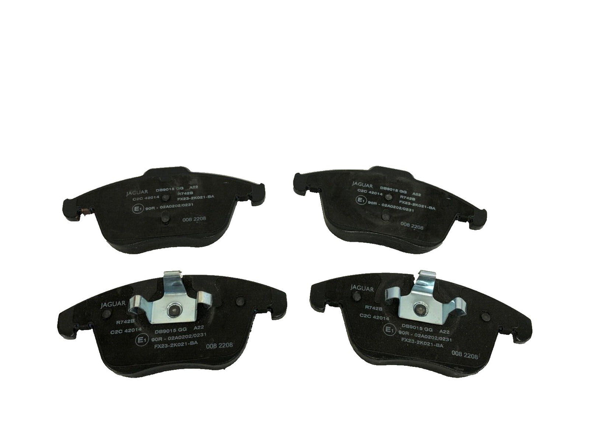 Genuine Jaguar XF 2009 - 2015/XK 2006 - 2014 326mm Brake Disc Pad Kit C2C42014