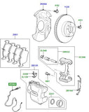 Genuine Range Rover 02-12 Front Brake Pad Wear Warning Sensor - SEM000012