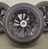 Genuine Jaguar F-Pace 2016+ 1067 20" Black Gloss Wheels x4 T4A38680