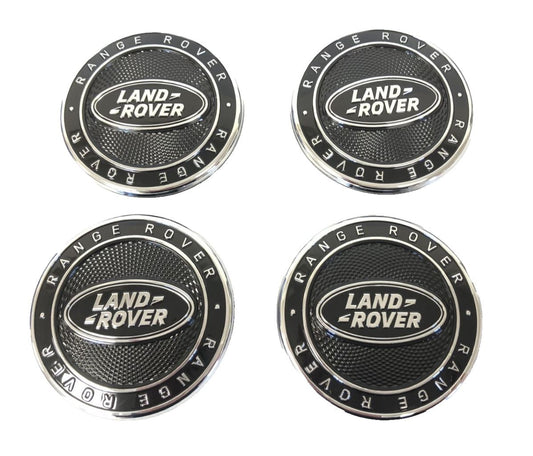 Genuine Range Rover/Sport 2022+ Wheel Centres Gloss Black - 605123560