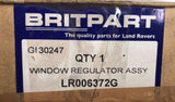 Britpart Land Rover Freelander 1996-2006 LH Front Door Glass Regulator LR006372G