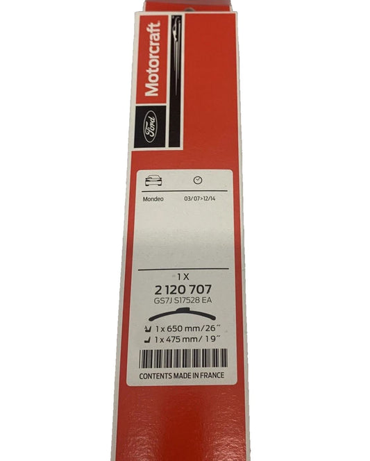 Genuine Ford Mondeo 2007-2014 Front Flat Aero Wiper Blades Pair - 2120707