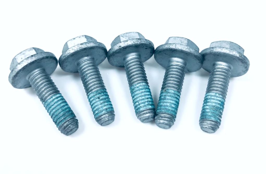 Genuine BMW 10mm Hex-Head Bolts M6x1.00x20mm Grade 8.8 5PCS - 11287562369