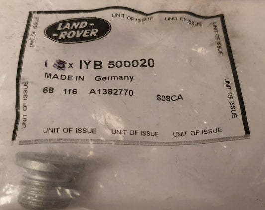 Genuine Range Rover/Sport/Discovery 3 Transfer Drive Case Plug M16 - IYB500020