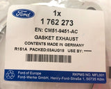 Genuine Ford Focus Mk3 C-Max Fiesta Mk8 1.0L EcoBoost Exhaust Gasket - 1762273
