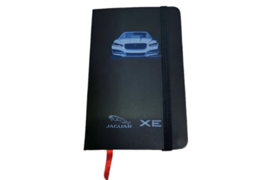 Genuine Jaguar XE Small A6 Hardcover Notebook Navy Blue