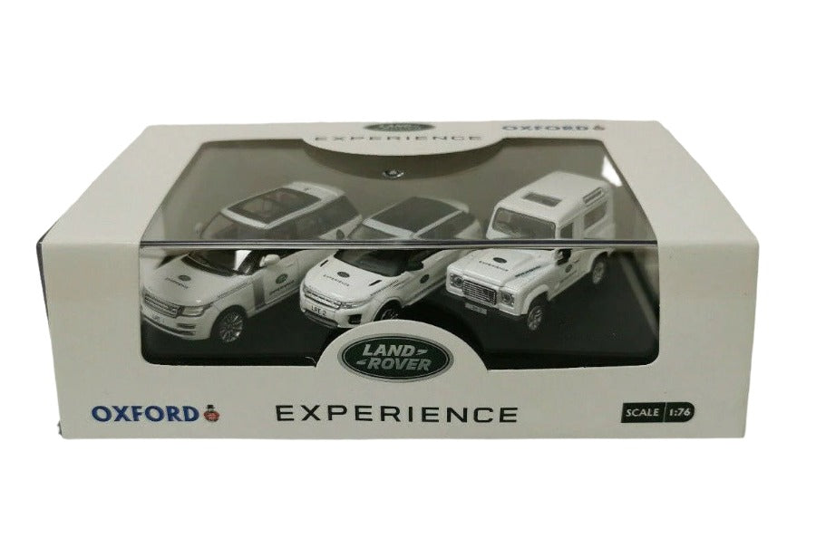 Genuine Oxford Land Rover Experience 3 Car Set 1-76 Scale 76set59