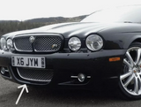 Jaguar XJ X358 Kühlergrillgitter vorn unten