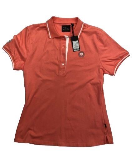 Jaguar Women’s Growler Graphic Polo Shirt (Coral) Size 14 - 50JCPW321COL