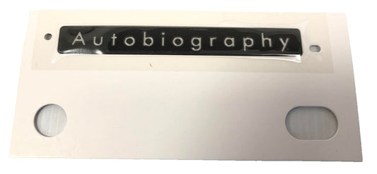 Genuine Land Rover RR/S RH/LH Front "Autobiography" Name Plate - LR153281