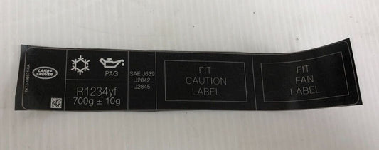 Genuine Land Rover Discovery Sport 2015+ Warning Label Decal LR076512
