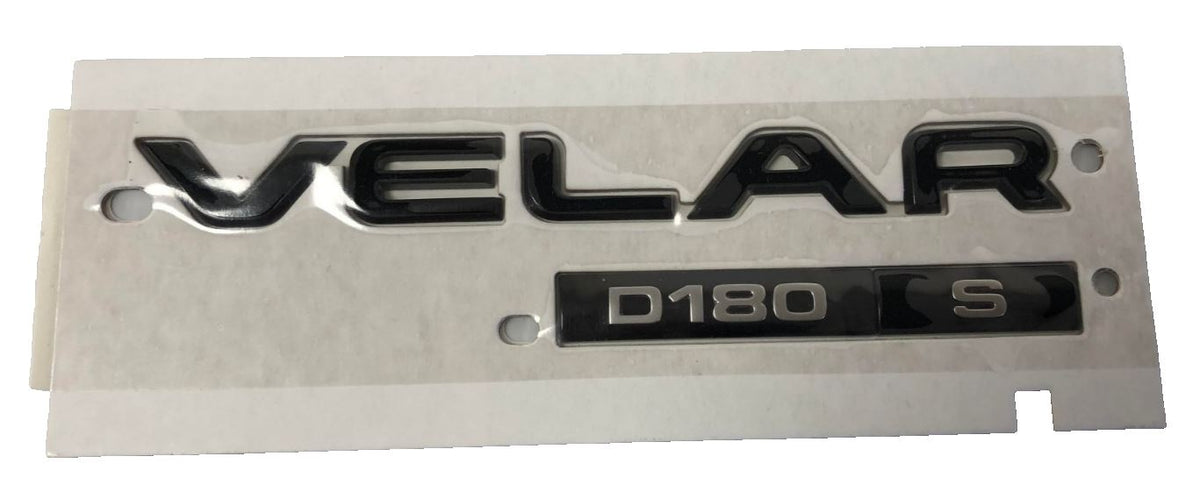 Genuine Land Rover RR Velar 2017+ "VELAR D180 S" Rear Name Plate - LR092994
