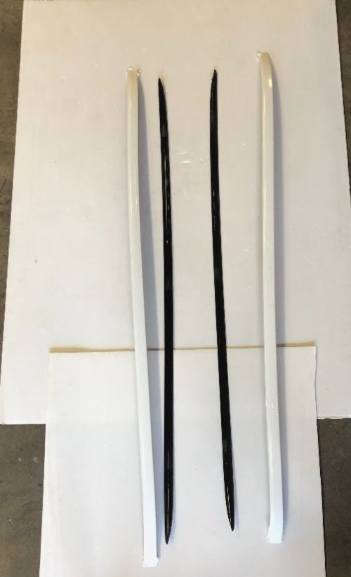 Genuine Land Rover RRS Longitudinal Roof Rails Black-VPLWR0104