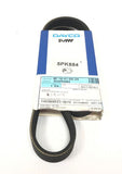 Genuine Dayco For Ford/Fiat/BMW/Mazda/Toyota 5 Rib Multi V Drive Belt 5PK884