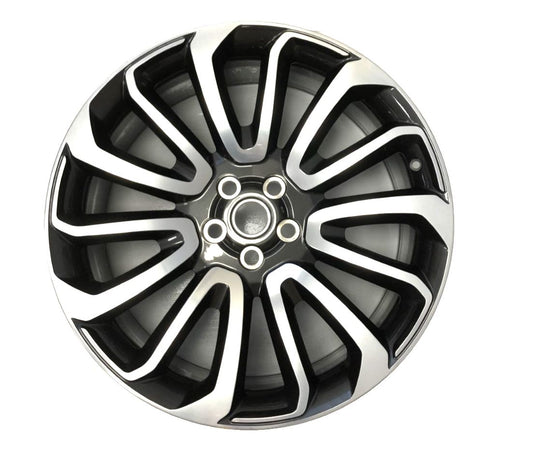 Genuine Range Rover 2013-2022 22" 7 Spoke Grey & Polished Wheel - LR039141