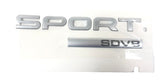 Genuine Range Rover Sport 2014-2022 "SPORT SDV8" Rear Chrome Name Plate-LR056145
