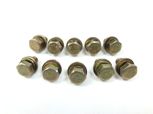 Genuine BMW 13 mm Hex-Head Bolts M8x1.25x16mm Grade 8.8 10PCS - 07119915069