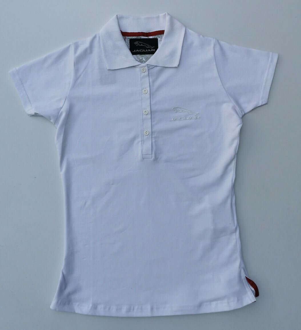Genuine Jaguar Ladies Polo Shirt - White -  50JSS12LPS