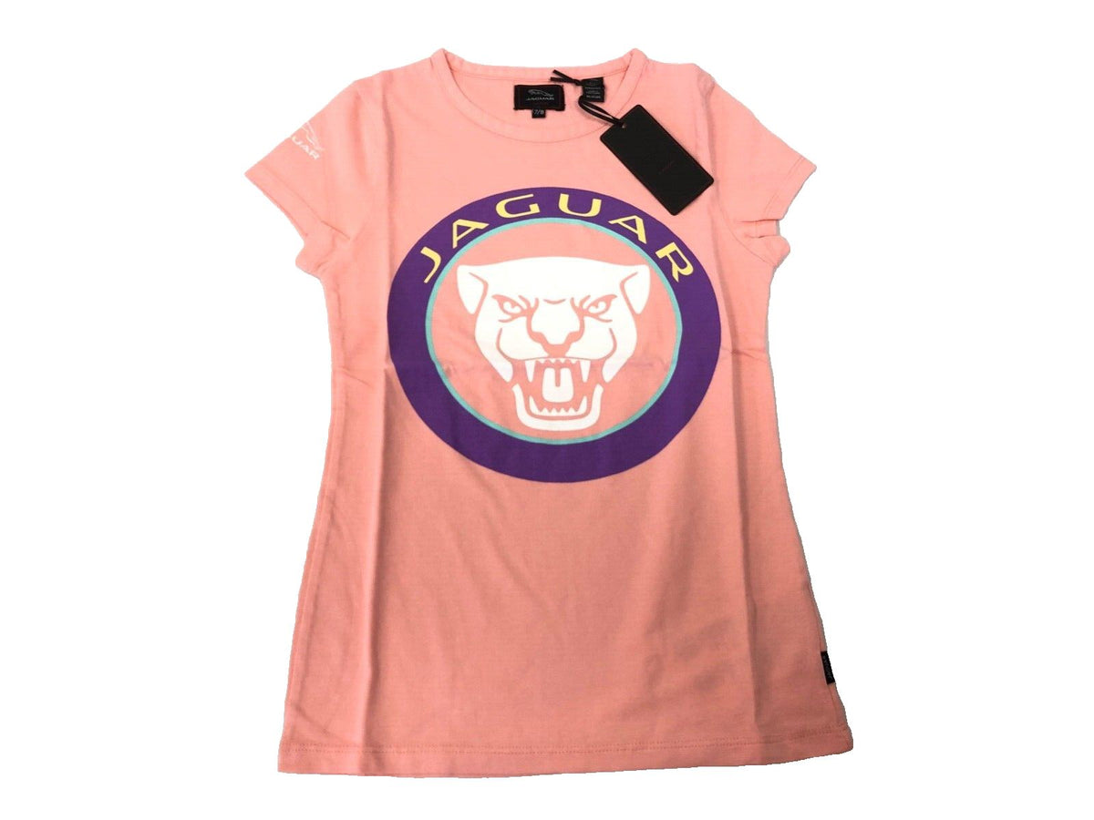 Genuine Jaguar Girls Growler Logo 7-8 Age T-Shirt 50JATC043PER