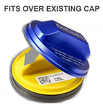 Alloy Fuel Filler Cap for Jaguar - Diesel - Blue