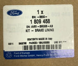 Genuine Ford Brake  Pad kit -1809458