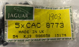 Genuine Jaguar XJ/XJ Series/XJ6 & XJ12/XK8 Coupe Hose Clip (pack of 5) CAC8773