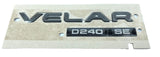 Genuine Land Rover RR Velar 2017+ "Velar D240 SE" Rear Name Plate - LR095740