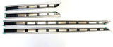 Genuine Land Rover Discovery 5 2017+ Bright Door Trim Moulding Set - VPLRP0286