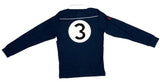 Genuine Jaguar Navy Rugby Top with Number 3 on the back 50JLEMRUGBYNVYS
