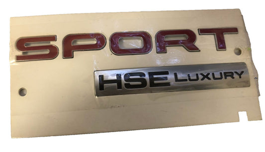Genuine Land Rover Discovery Sport "SPORT HSE LUXURY" Rear Name Plate - LR083785