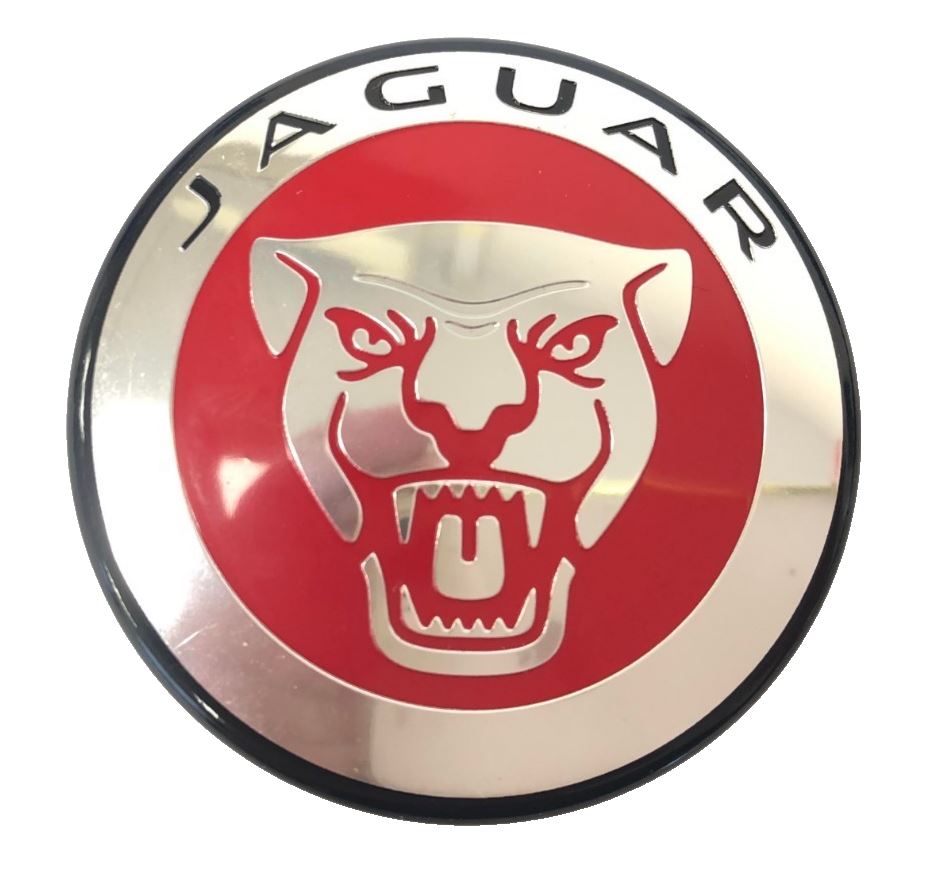 Genuine Jaguar E-Pace 2017+ Red Growler Wheel Centre - J9C1276