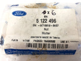 Genuine Ford Hex Nut (Pack Of 6) - 5122496