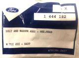 Genuine Ford Hex Head Bolt M10 x 35MM Washer Pack Of 2 - 1444182