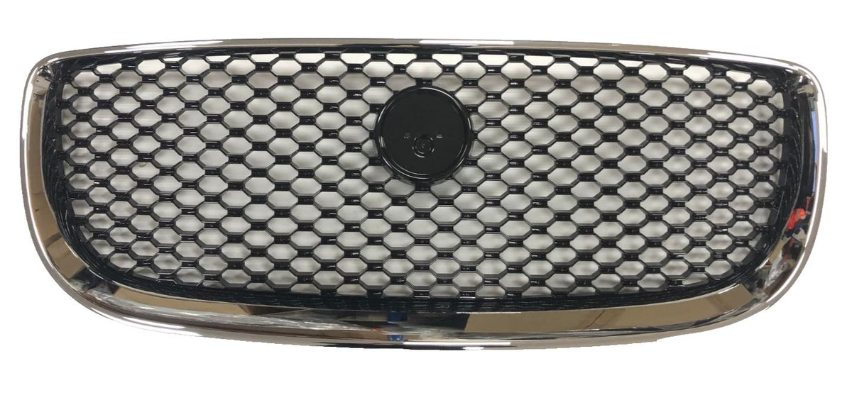 Genuine Jaguar XJ 2010-2019 Front Bumper Upper Radiator Grille Kit - C2D43030