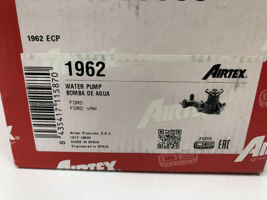 Ford Waterpump B-Max Fiesta Ecosport C-Max Mondeo Focus Transit 1.0L Airtex 1962