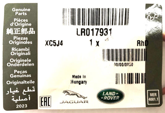 Genuine LR Freelander/Evoque Air Conditioning Compressor O-Ring Kit - LR017931