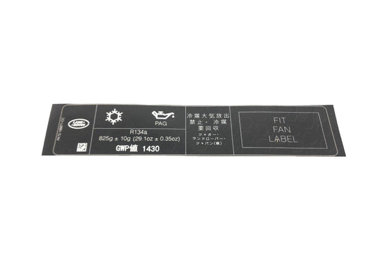 Genuine Land Rover Discovery Sport 2015+ Warning Decal LR079628