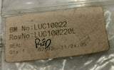 Land Rover Freelander 1 Cylinder Head Rear Camshaft Seal - Red Petrol LUC100220L