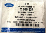 Genuine Ford Blank Uncut Key - 2086837