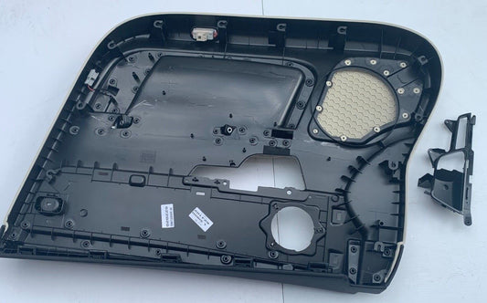 Genuine Jaguar XJ 2011-2019 LH Ebony/Ivory Front Door Card C2D7121RJT