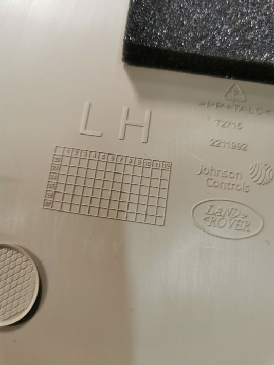 Genuine Range Rover Evoque 12-17 LH Front Seat Back Panel LR069432