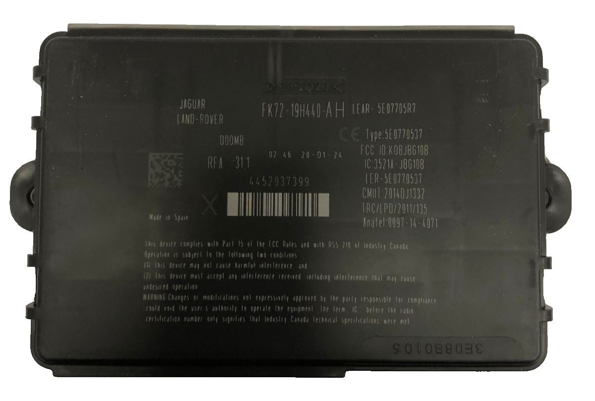 Genuine Jaguar Land Rover RR/XF Control Module (Keyless Start)-LR071424/J9C16072