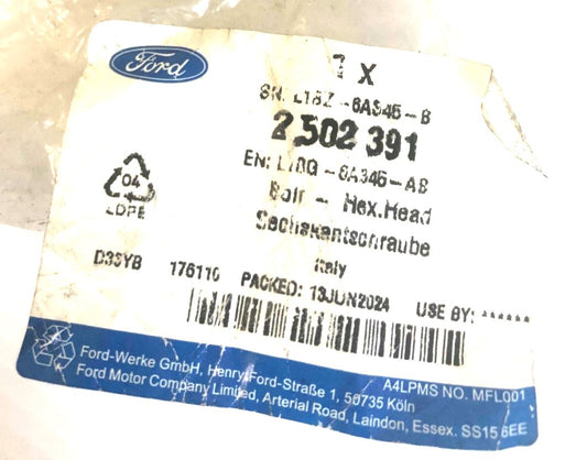 Genuine Ford Focus/Fiesta/Puma Hex Head Bolt M16 x 130MM - 2502391