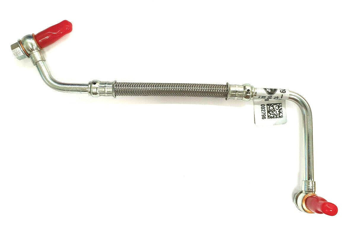 Genuine Jaguar/Land Rover 2.0L Petrol Turbocharger Oil Feed Pipe - JDE38786