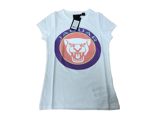 Genuine Jaguar Collection Girls White T-Shirt 7/8 Years 50JATC043WTR