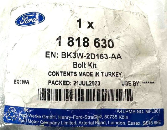 Genuine Ford Transit 2014+ Rear Brake Disk Fixing Parts Bolts x6- 1818630
